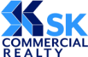dark and light blue SK realty logo